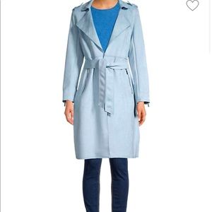 Magaschoni Powder Blue Suede Jacket